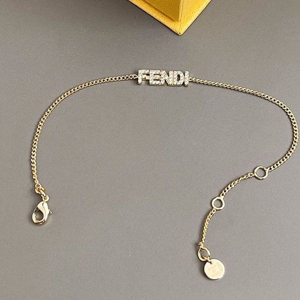 Cheap price! Fendi gold color bracelet replica fex72216