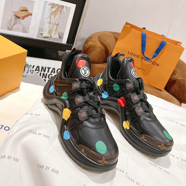 Yayoi Kusama [Louis Vuitton Replica] LV x YK LV Arclight Line Sneakers 1AB9R4