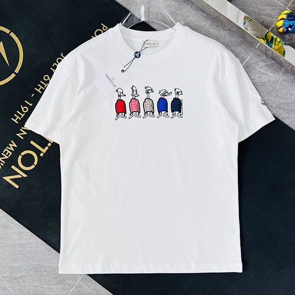 Moncler T-shirt replica short sleeve logo moo82244 Moncler T-shirt replica short sleeve logo moo82244