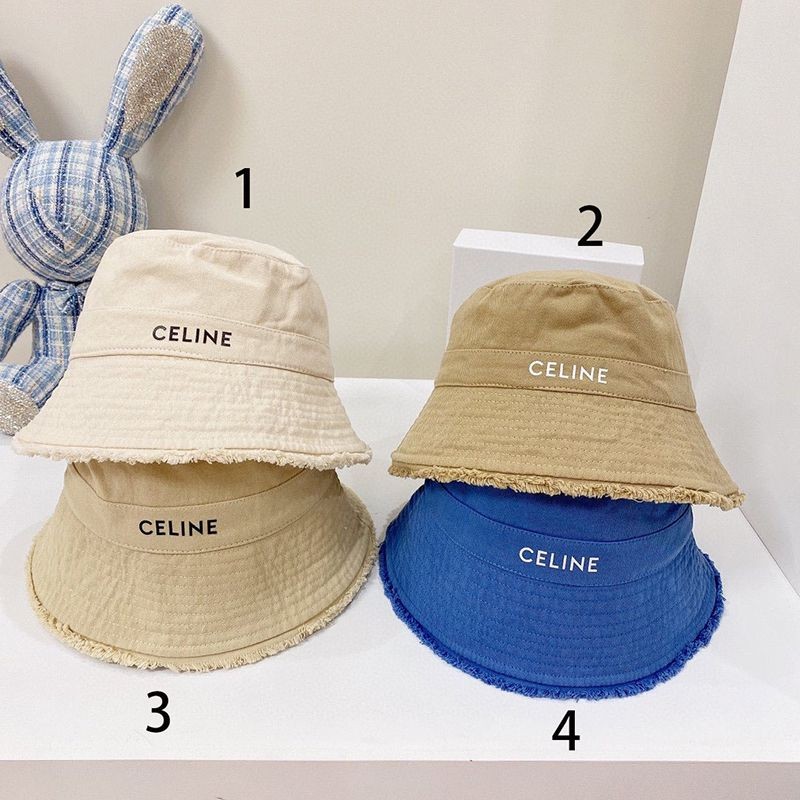 Competitive Celine Denim Bucket Hat Replica 4 Colors Ceo03423