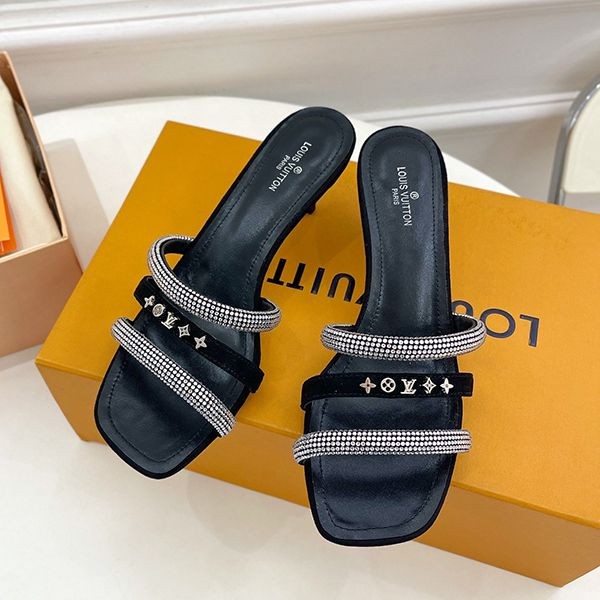 New limited edition? Louis Vuitton sandals, replica mules, 5.5cm heel, vur91038