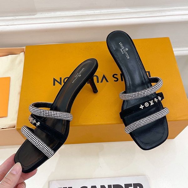 New limited edition? Louis Vuitton sandals, replica mules, 5.5cm heel, vur91038