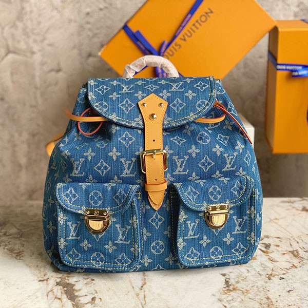 Louis Vuitton Backpack Replica Monogram Denim Sac Ado GM M95056