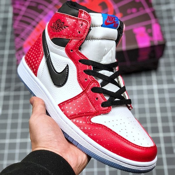 Nike Air Jordan 1 Spider-Man Replica Air Jordan 1 High Spider-Man 555088-602