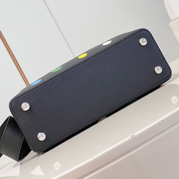 Immediate shipping Louis Vuitton replica Yayoi Kusama collaboration Capucines MM bag vut74381