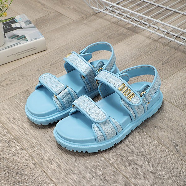 [★Sold out★] Dior Act Replica Blade Raffia Sandals dev85199