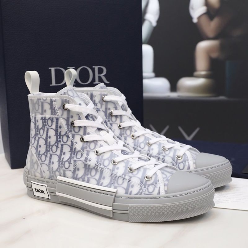 No. 1 in cumulative sales! Dior B23 copy high-top sneakers ★ Oblique canvas dee15193