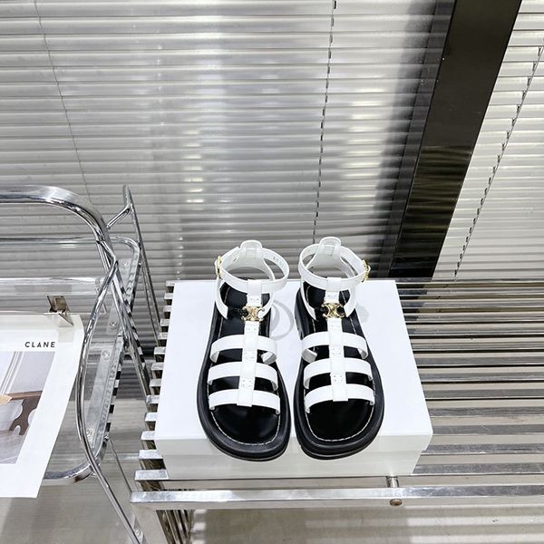 Celine Replica Claire Triomphe Gladiator Chunky Sandals Ceo21081