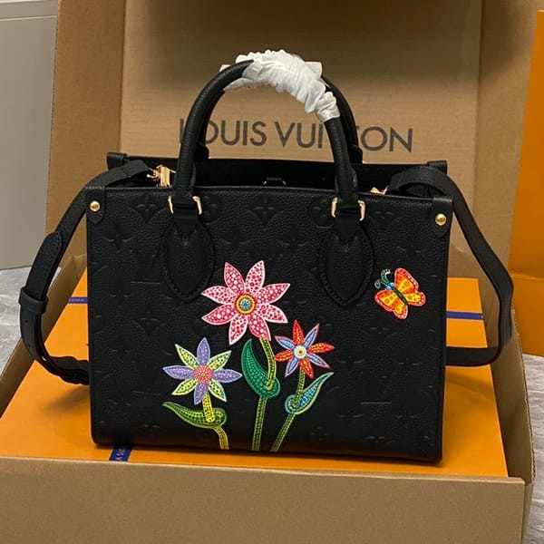 Super Hot Topic! Louis Vuitton LV x YK On the Go PM Replica Tote Bag vul85061 Super Hot Topic! Louis Vuitton LV x YK On the Go PM Replica Tote Bag vul85061