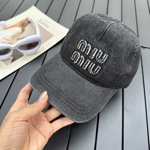 Very popular: Miu Miu denim baseball cap replica 5HC179
