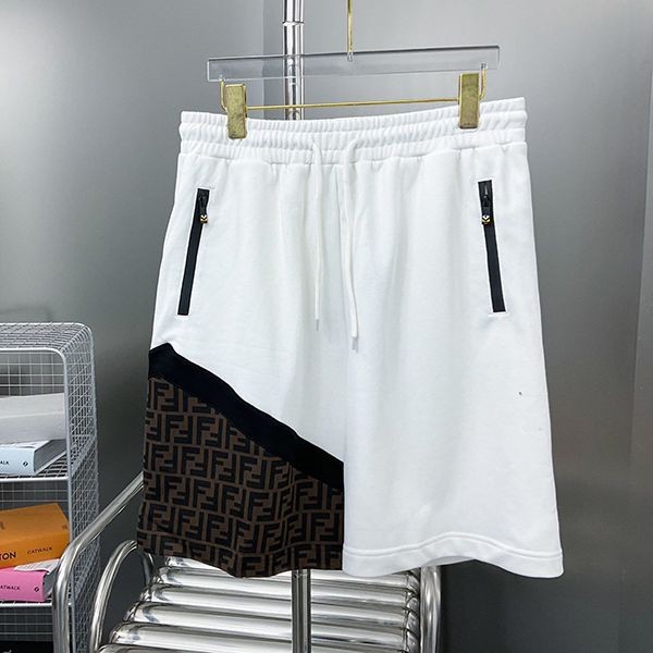 Very popular! Fendi FF motif switching fake jersey shorts feo13432