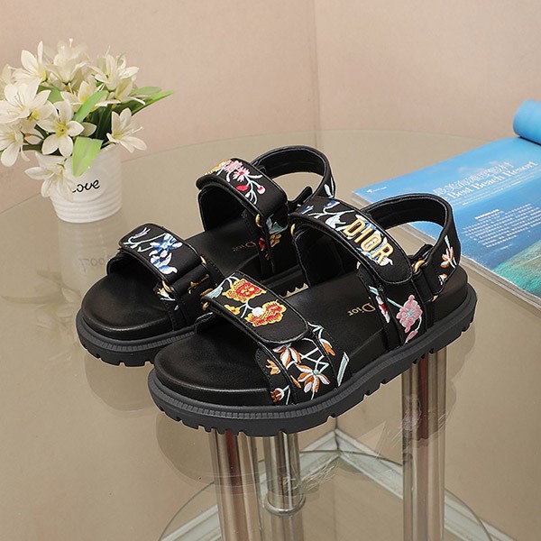 [☆Limited Edition☆Black] Dior Act Sandals Replica KCQ549FWL