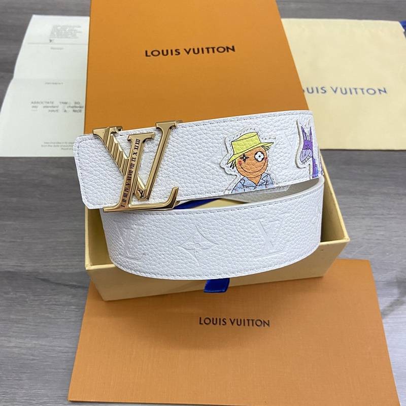 Very popular Louis Vuitton belt replica Santur LV initial 40mm reversible vuw13217