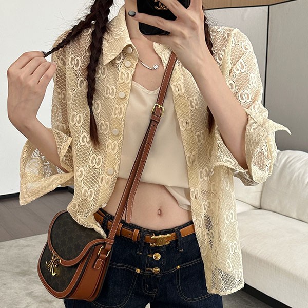 Gucci GG Macramé Shirt Replica gut90796
