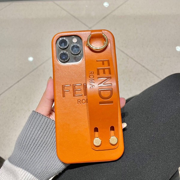 Fendi calf leather smartphone case copy? iPhone14Pro/14ProMax fej88875
