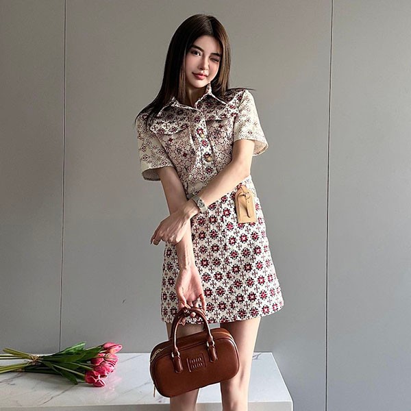 Louis Vuitton Silk Up Dress Replica vuy96452 Sold Out