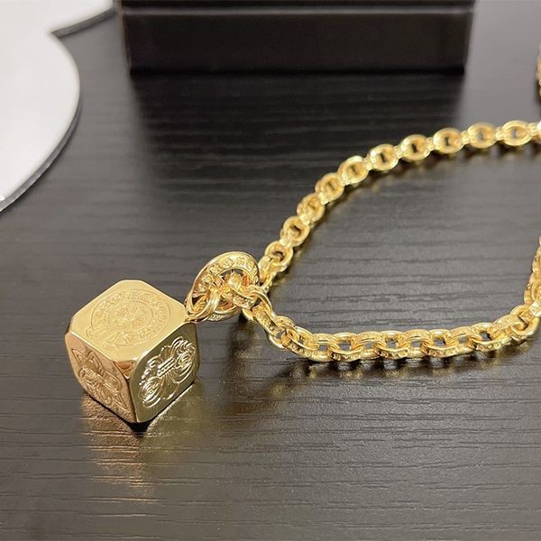 Perfect as a gift Chrome Hearts Dice Charm Pendant Copy Necklace Kuw23328
