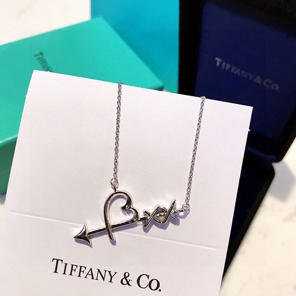 ☆Super popular☆Tiffany replica heart and arrow necklace Tit01392