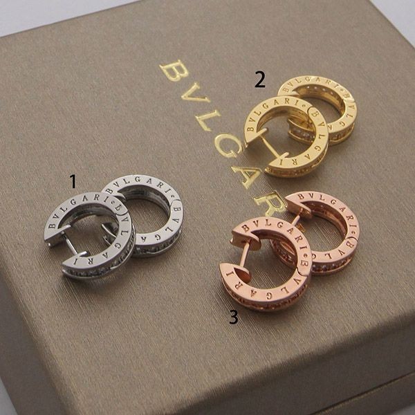 New sale Bulgari B.ZERO1 Diamond 18K Gold Earrings Replica Buv68668