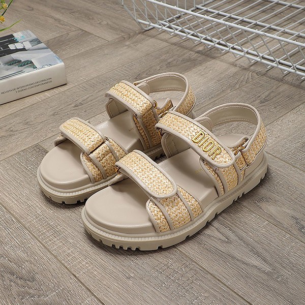 Not available in Japan ◆ 2023SS ◆ Dior Act Replica Blade Raffia Sandals KCQ840WJUS23Y