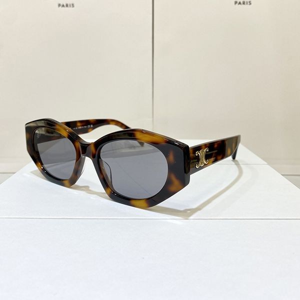 Attention ★ Celine Triomphe Replica Oval Sunglasses Cej04498