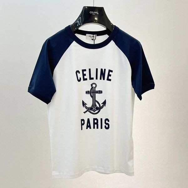 ★Popular in Japan! Celine replica Anchor 70S Striped T-shirt Cet68193