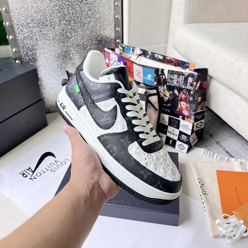 Love at first sight? Louis Vuitton Nike Monogram Air Force 1 collaboration sneakers nav25594