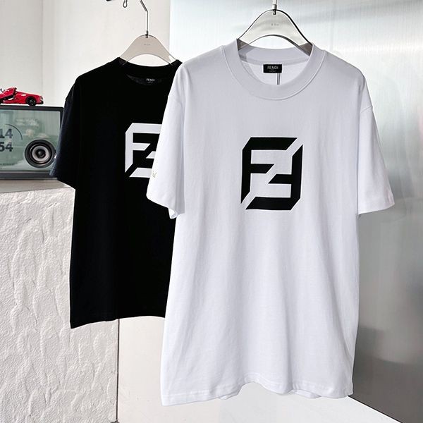★Safe shipping with tracking Fendi sequin logo T-shirt copy 2 colors feu42766 ★Safe shipping with tracking Fendi sequin logo T-shirt copy 2 colors feu42766