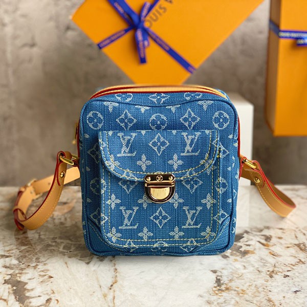 Louis Vuitton Camera Bag Replica Shoulder Bag Monogram Denim M95348 Louis Vuitton Camera Bag Replica Shoulder Bag Monogram Denim M95348