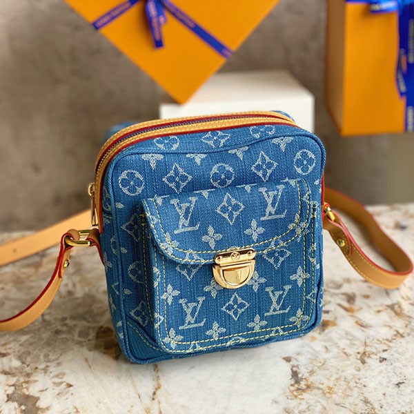 Louis Vuitton Camera Bag Replica Shoulder Bag Monogram Denim M95348