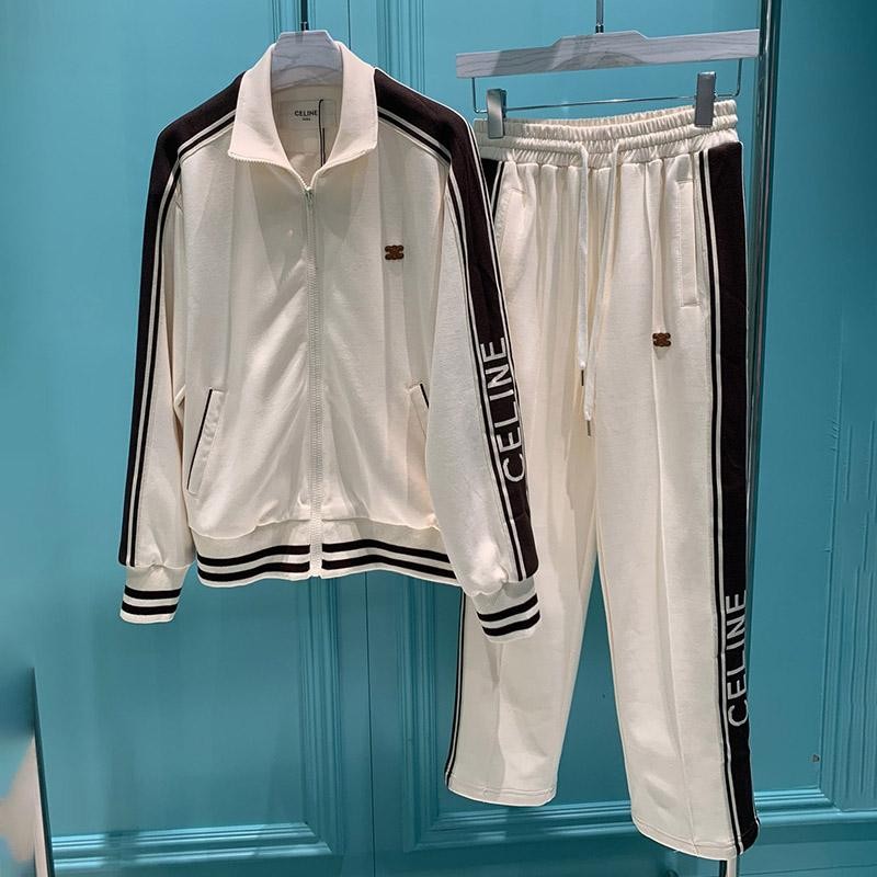New [Celine] Sweatsuit Replica Top and Bottom Set Cea96443