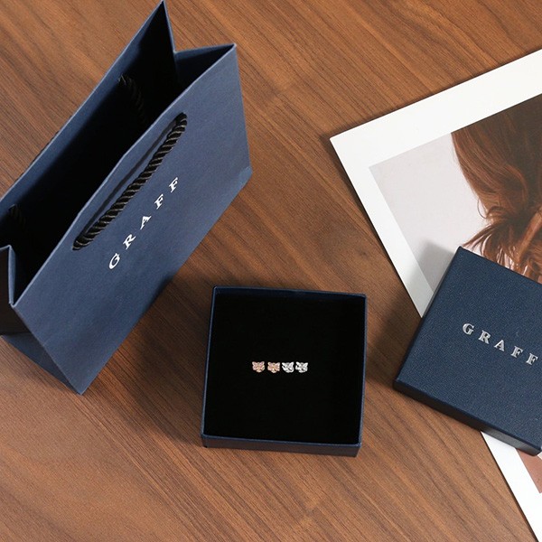 Immediate delivery Graff Replica Pavé Butterfly Diamond Petite Stud Earrings RGE1563