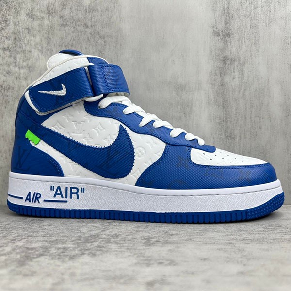 ☆Super popular☆Louis Vuitton x Nike Air Force 1 Replica Mid by Virgil Abloh nao23227