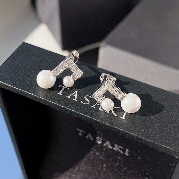 Battle Tasaki Replica Balance Earrings Diamond tal78587