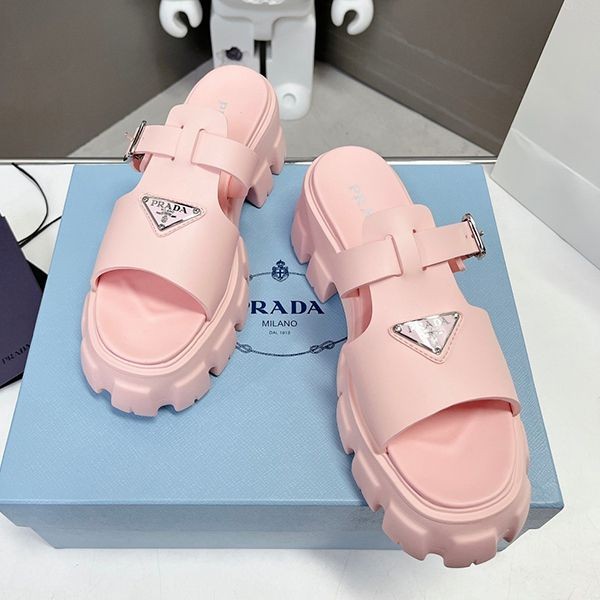 Rare Prada Replica Monolith Foam Rubber Sandals PUV94045 Rare Prada Replica Monolith Foam Rubber Sandals PUV94045