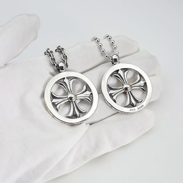Cheapest price challenge Chrome Hearts silver pendant fake Kul59141