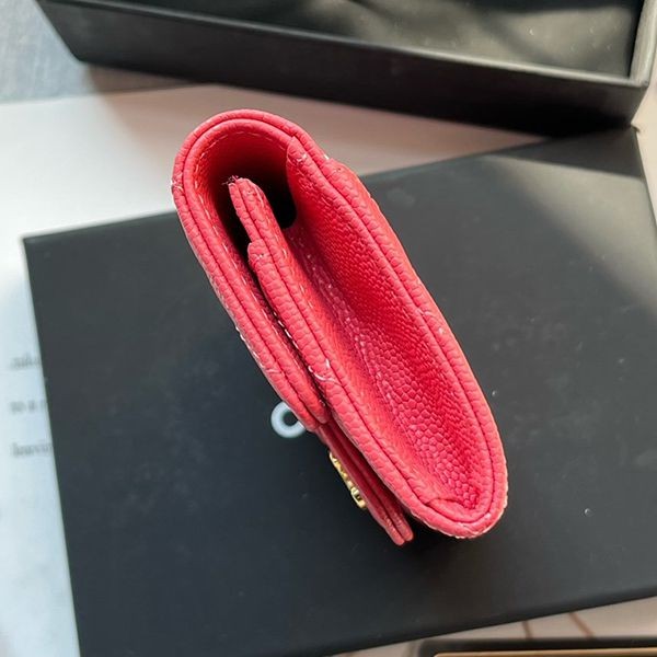 Very popular all over the world? Chanel mini wallet replica caviar light gold hardware shm44000