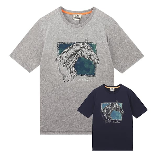 [Elegant presence?] Hermes T-shirt replica in two colors ers03095
