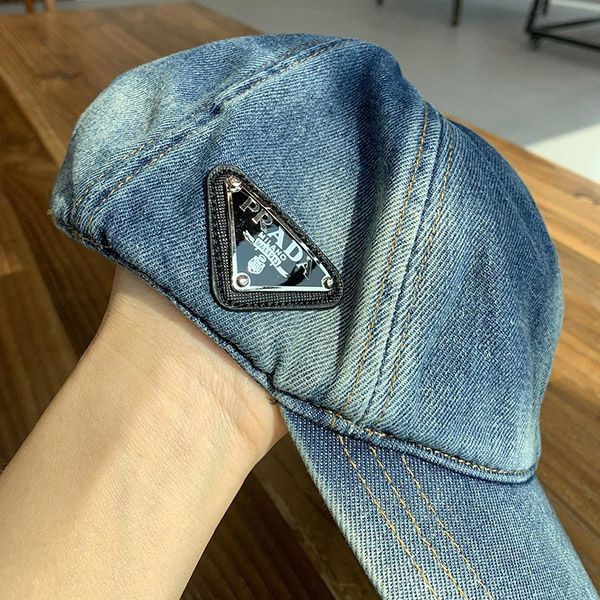 Secured Prada denim replica baseball cap puv20541