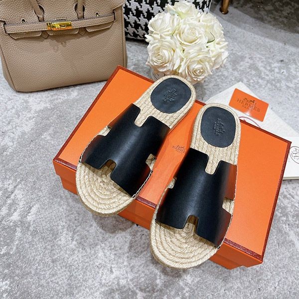 Extremely popular worldwide? Hard to find! Hermes Antigua espadrille sandals replica in 2 colors ert25489