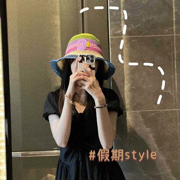 New and hard to find Celine hat, copy raffia, beige, Cef80262