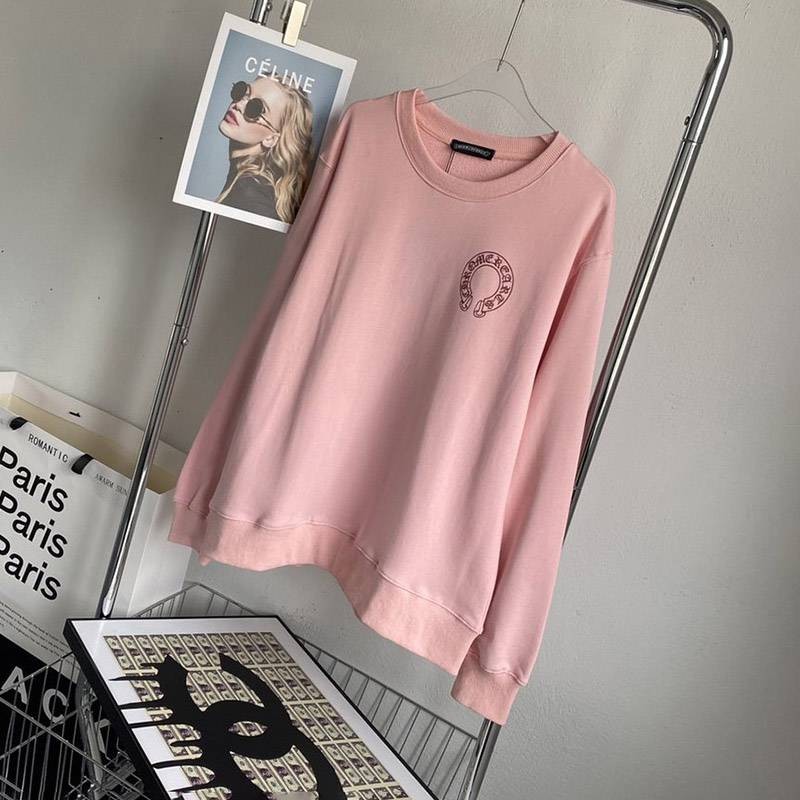 Cute Chrome Hearts Long Sleeve T-Shirt, Horseshoe Collar, Kut03447