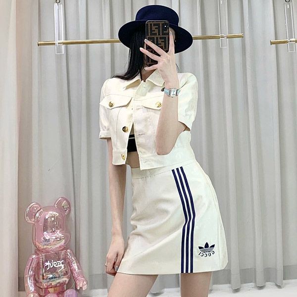 Hard to find Adidas x Gucci top and bottom set replica gui87002 Hard to find Adidas x Gucci top and bottom set replica gui87002