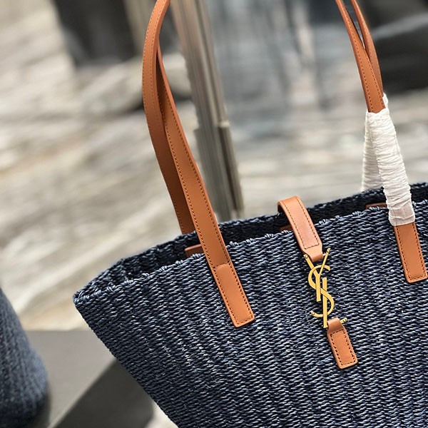 Yves Saint Laurent Replica Panier Medium Crochet Raffia Tote Bag San00360