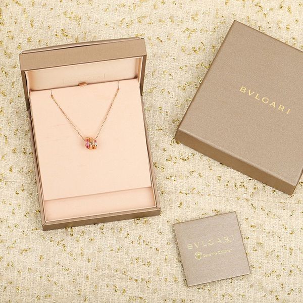 Sold out popular ☆ Elegant Bulgari Serpenti necklace fake But84389