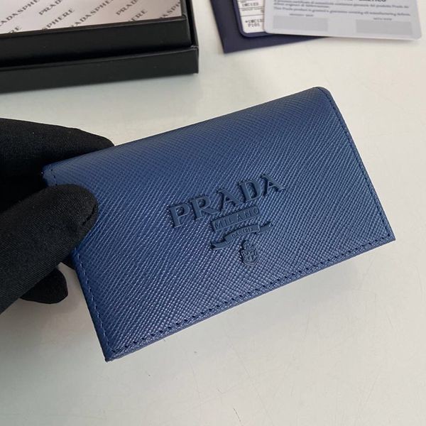Very popular! Prada business card holder, card case, wallet copy puj35719