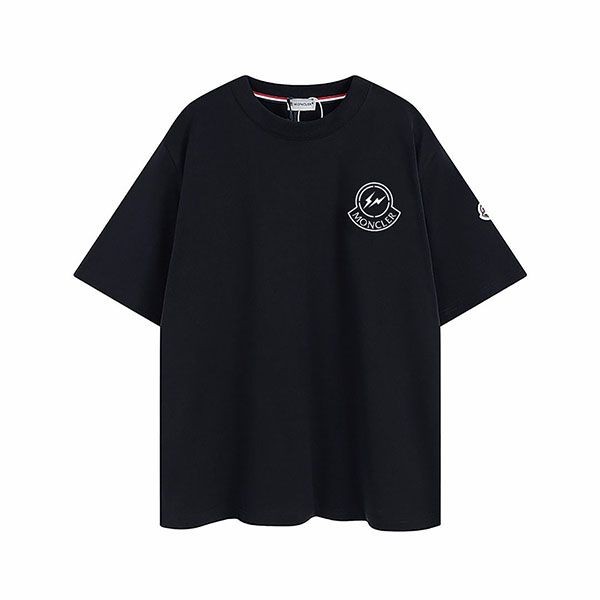 Moncler Replica Cotton Logo Print T-Shirt with Tracking moj86981 Moncler Replica Cotton Logo Print T-Shirt with Tracking moj86981