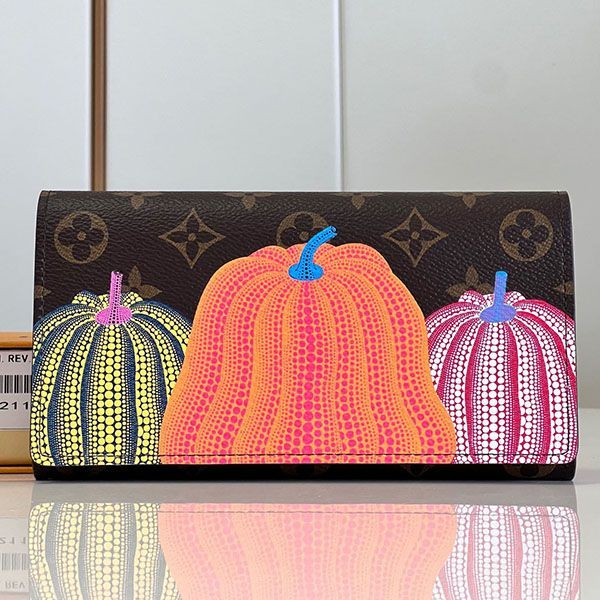Louis Vuitton Yayoi Kusama Women's Portefeuille Sarah Replica M82114 Louis Vuitton Yayoi Kusama Women's Portefeuille Sarah Replica M82114