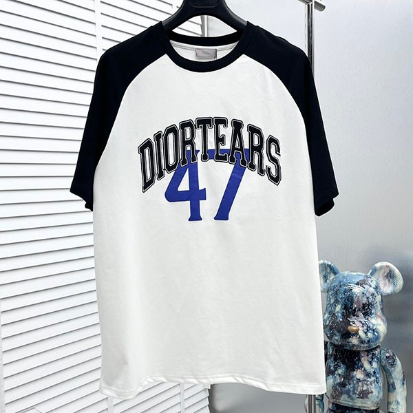 Hard to find Dior Tears replica 47 logo printed T-shirt det80942 Hard to find Dior Tears replica 47 logo printed T-shirt det80942