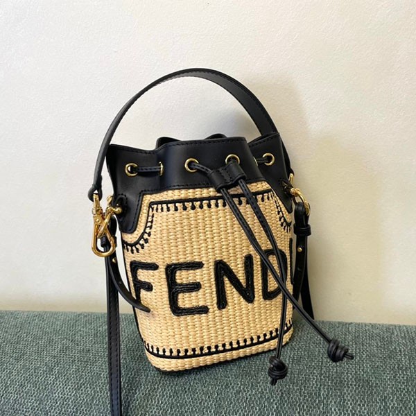 High quality Fendi raffia mini bag replica fer03887